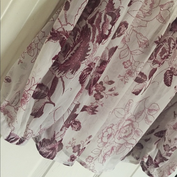 NWOT torrid flower peasant lace blouse - Picture 4 of 14